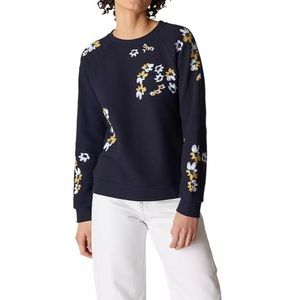 Whistles Lottie Embroidered Sweatshirt